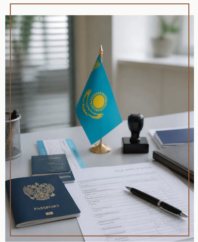 Оформление визы в Казахстан для поездки и работы в Юрге